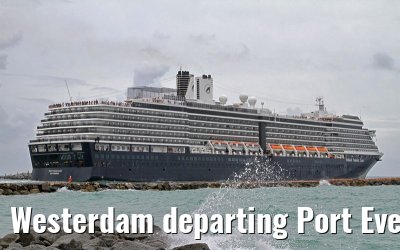 Westerdam departing Port Everglades, 05. February 2012