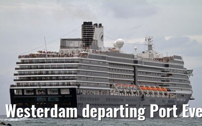 Westerdam departing Port Everglades, 05. February 2012