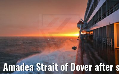 Amadea Strait of Dover after storm 10.12.2021