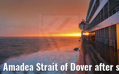 Amadea Strait of Dover after storm 10.12.2021