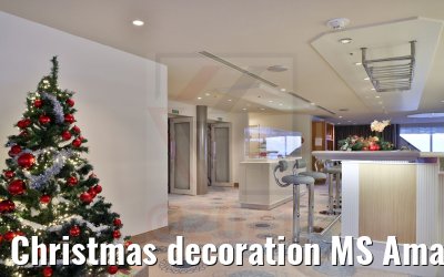 Christmas decoration MS Amadea 19.12.2021
