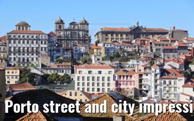 Porto street and city impressions 15.12.2021