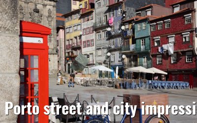 Porto street and city impressions 15.12.2021