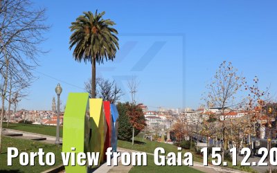 Porto view from Gaia 15.12.2021