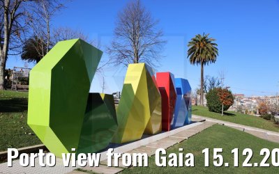 Porto view from Gaia 15.12.2021