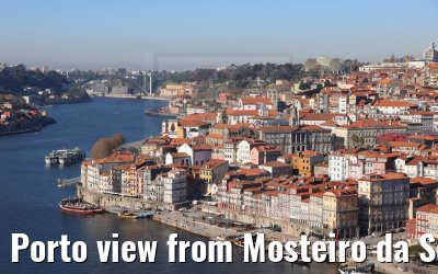 Porto view from Mosteiro da Serra do Pilar 15.12.2021