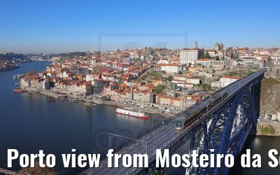 Porto view from Mosteiro da Serra do Pilar 15.12.2021