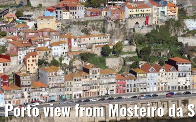 Porto view from Mosteiro da Serra do Pilar 15.12.2021