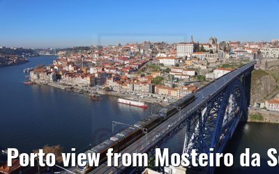 Porto view from Mosteiro da Serra do Pilar 15.12.2021