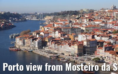 Porto view from Mosteiro da Serra do Pilar 15.12.2021