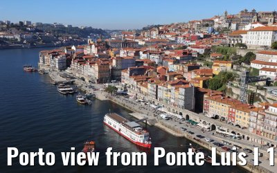 Porto view from Ponte Luis I 15.12.2021