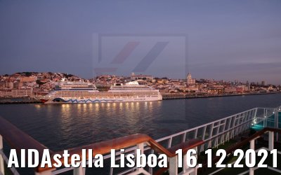 AIDAstella Lisboa 16.12.2021