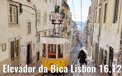Elevador da Bica Lisbon 16.12.2021