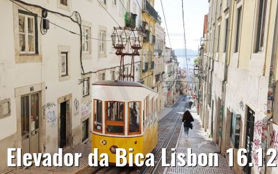 Elevador da Bica Lisbon 16.12.2021