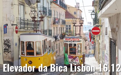 Elevador da Bica Lisbon 16.12.2021