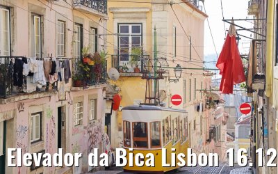 Elevador da Bica Lisbon 16.12.2021