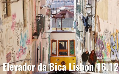 Elevador da Bica Lisbon 16.12.2021