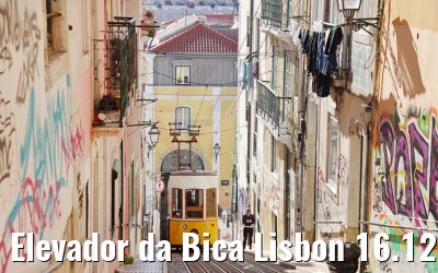 Elevador da Bica Lisbon 16.12.2021