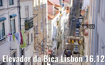 Elevador da Bica Lisbon 16.12.2021