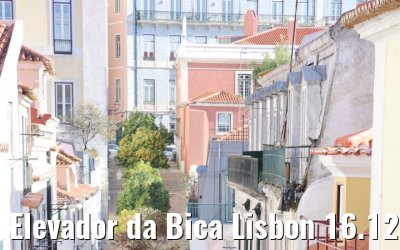 Elevador da Bica Lisbon 16.12.2021