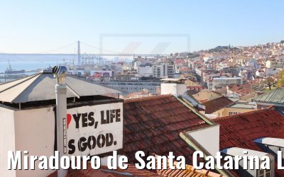 Miradouro de Santa Catarina Lisboa 16.12.2021