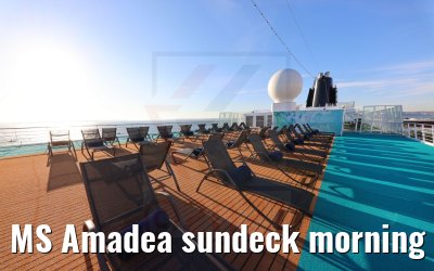 MS Amadea sundeck morning view 16.12.2021