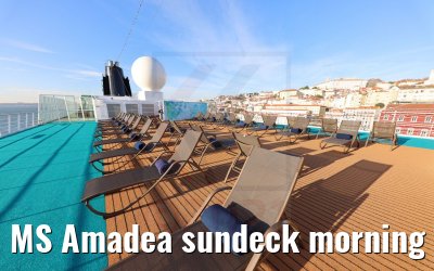 MS Amadea sundeck morning view 16.12.2021