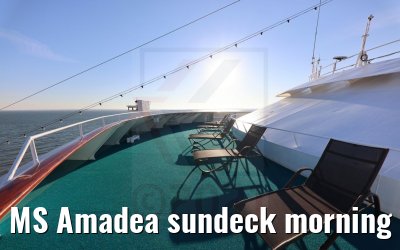 MS Amadea sundeck morning view 16.12.2021