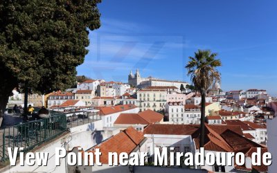 View Point near Miradouro de Santa Luzia Lisbon 16.12.2021