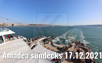 Amadea sundecks 17.12.2021 Tejo river