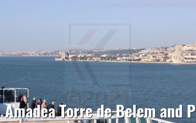 Amadea Torre de Belem and Padrao dos Descobrimentos Lisboa 17.12.2021
