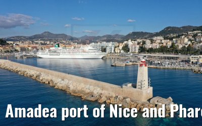 Amadea port of Nice and Phare de Nice 22.12.2021