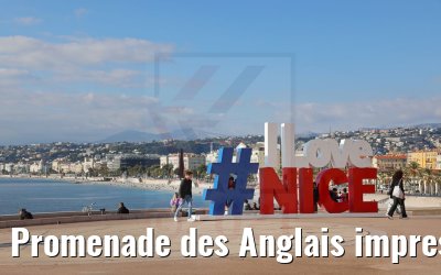 Promenade des Anglais impressions Nice 22.12.2021