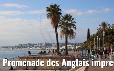 Promenade des Anglais impressions Nice 22.12.2021