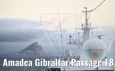 Amadea Gibraltar Passage 18.12.2021