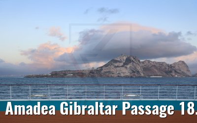 Amadea Gibraltar Passage 18.12.2021