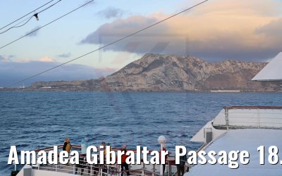 Amadea Gibraltar Passage 18.12.2021