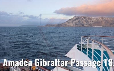 Amadea Gibraltar Passage 18.12.2021