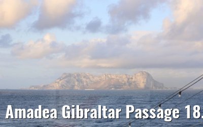 Amadea Gibraltar Passage 18.12.2021