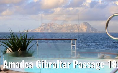 Amadea Gibraltar Passage 18.12.2021