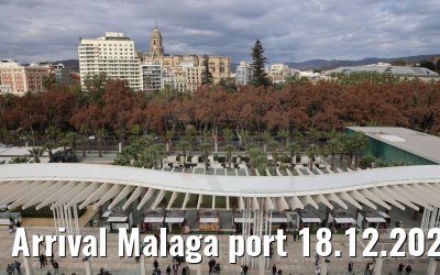 Arrival Malaga port 18.12.2021