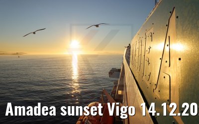 Amadea sunset Vigo 14.12.2021