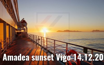 Amadea sunset Vigo 14.12.2021