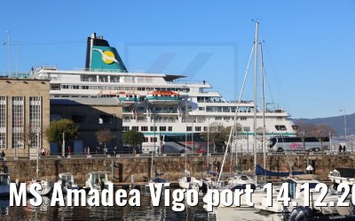 MS Amadea Vigo port 14.12.2021