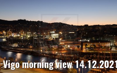 Vigo morning view 14.12.2021