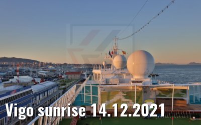 Vigo sunrise 14.12.2021