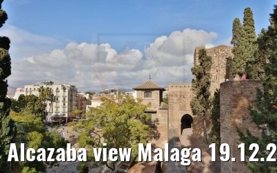 Alcazaba view Malaga 19.12.2021