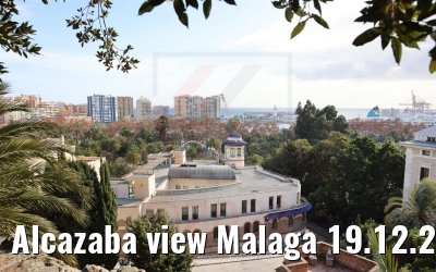 Alcazaba view Malaga 19.12.2021