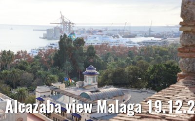 Alcazaba view Malaga 19.12.2021