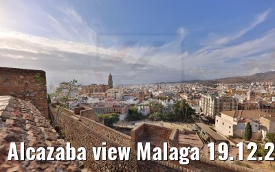 Alcazaba view Malaga 19.12.2021